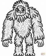 Bigfoot coloring page  Free Printable Coloring Pages sketch template