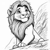 Simba Coloring Pages 360coloringpages sketch template