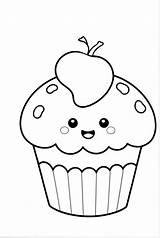 Muffin Coloring Pages  ColoringDraftcom sketch template