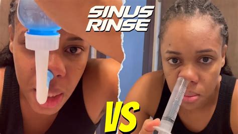 Sinus Rinse Tutorial using 2 methods!! #relieves #blocked #sinus # ...