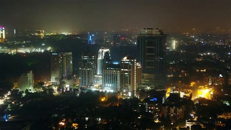 4k Aerial View of Bangalore CBD Night View by RGB Wings - YouTube