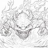 Demon Coloring Pages  Free & Printable sketch template
