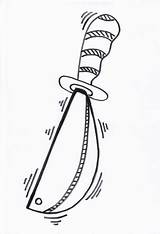 Free Knife Coloring Pages sketch template