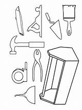 Kids N Funcom  Coloring Page Tools Carpentry tools sketch template
