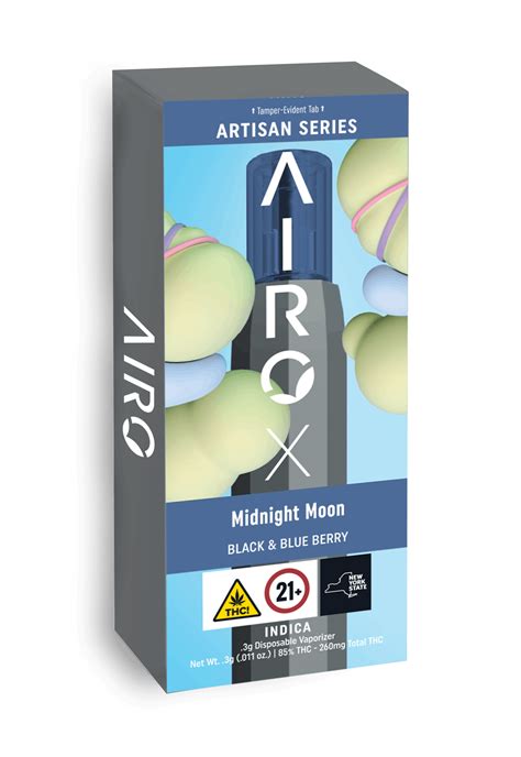 Buy Airo Midnight Moon | Disposable Vape Online - Strain Stars Cannabis ...