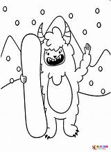 20  Yeti Coloring Pages Free Printable PDF & Online Coloring sketch template