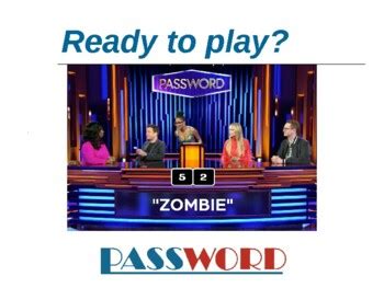 Password Game Template Power Point by Kestner's Kreations Primary Pickins