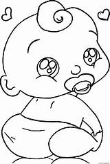 24  Cute Baby Coloring Pages sketch template