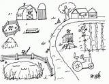 Black And White Farmyard Coloring Pages For Kids  Home sketch template