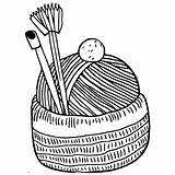 Crochet Coloring Page · Creative Fabrica sketch template