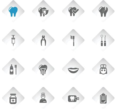 Dental Office Icon Set Doctortable Icon Nippers Vector, Doctortable, Icon, Nippers PNG and ...