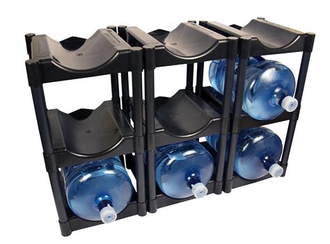 Bottle Buddy Water Racks - 3 and 5 Gallon Bottles I 3-3 Tray Jug ...