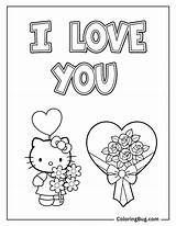 30 Hello Kitty Valentines Coloring Pages Free Printable PDFs sketch template