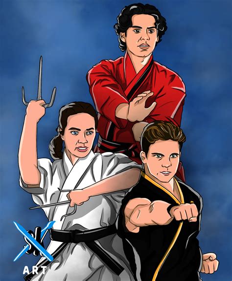 Miguel, Sam and Robby fanart - Cobra Kai Fan Art (44304060) - Fanpop