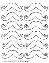 Moustache Coloring Page At GetDrawings  Free Download sketch template