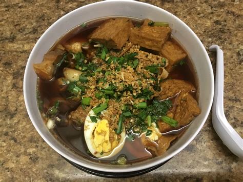 Thai Noodle Soup with Pork Belly - STONED SOUP