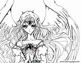 Angel And Devil Coloring Pages Coloring sketch template