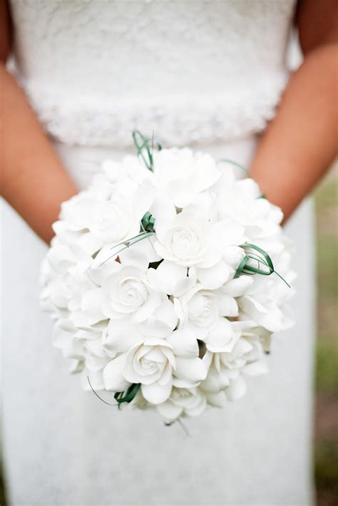 KeepsakeBlossoms: Wedding Photos - Gardenia Bouquet