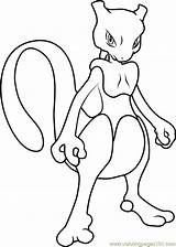 Mewtwo Pokemon Coloring Page For Kids  Free Printable sketch template