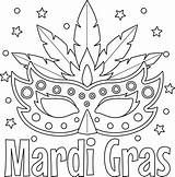 Printable Mardi Gras Coloring Pages sketch template