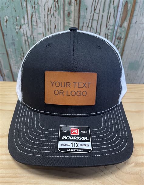 Custom Leather Patch Trucker Hat Richardson 112/115 – AG Outfitters NC