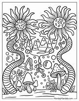 20 Trippy Coloring Pages Free PDF Printables sketch template