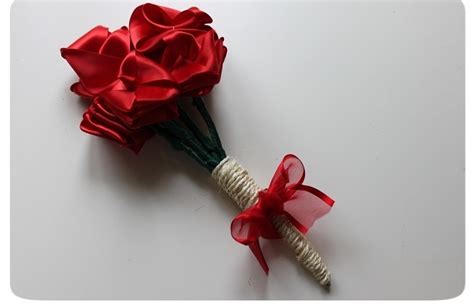 DIY Ribbon Flower Bouquet | M&J Blog