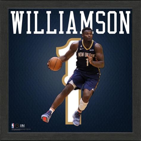 Zion Williamson Impact Jersey Frame - Mymancave Store