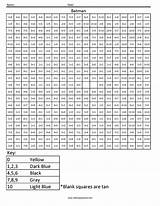 Coloring Squared Multiplication Sketch Page sketch template