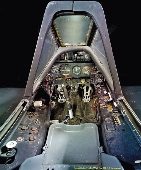 Focke-Wulf Fw 190 D-9 - Cockpit | Focke wulf, Militärflugzeug, Focke-wulf fw 190