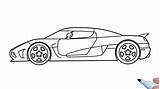 Koenigsegg Coloring Pages sketch template
