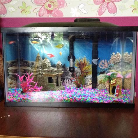 Beach Themed Fish Tank Decorations Betta Aquariums Tetra - The Art of Images