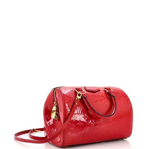 Louis Vuitton Montana Handbag Monogram Vernis Red 2526293