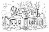 Fire Coloring Pages sketch template