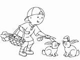 Caillou And Gilbert Coloring Pages sketch template