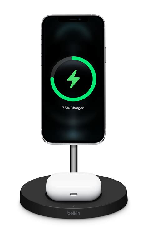 Belkin BOOST↑CHARGE™ PRO 2-in-1 Wireless Charger Stand with MagSafe - Black - Business - Apple (HK)