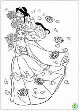 Disney Princesses Coloring Page  DinoKidsorg sketch template