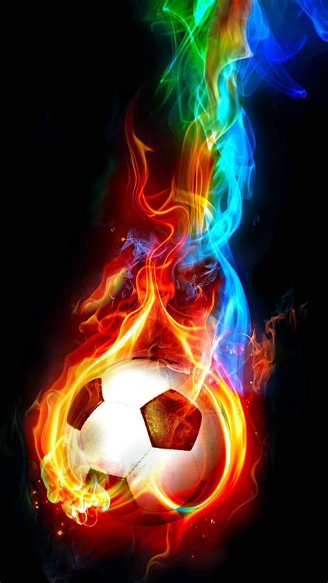 Soccer Ball On Fire Wallpapers on WallpaperDog