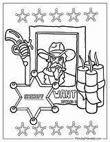 20 Cowboy Coloring Pages Free PDF Printables sketch template