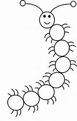 Caterpillar Coloring Pages For Preschool sketch template