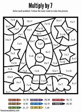 Math Multiplication Times Tables Coloring Pages Sketch Page sketch template