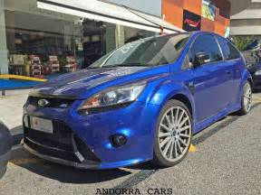 Ford Focus RS blue * All PYRENEES · France, Spain, Andorra