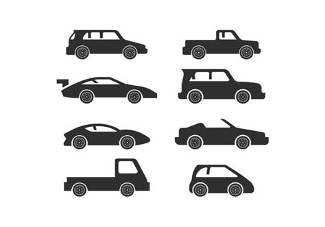 Car Vector Silhouette Vectors 140803 Vector Art at Vecteezy