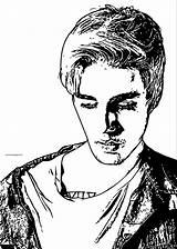 Justin Bieber Sheets Coloring Pages sketch template