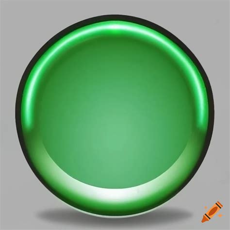 Green button for web design on Craiyon