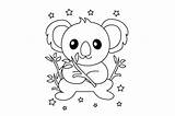 Online Koala Coloring Pages sketch template