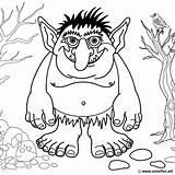Giant ogre coloring Page Download Or Print For Free sketch template