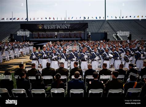 United States Military Academy graduating cadets attend their graduation ceremony of the U.S ...