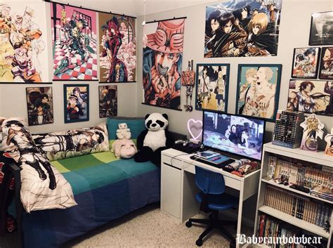#otakuroom #anime #animeroom #otaku Bedroom Ideas Luxury, Cute Bedroom ...