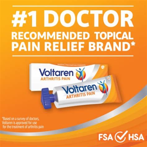 Voltaren Arthritis Powerful Topical Arthritis Pain Relief Pain Gel, 3.53 oz - Kroger